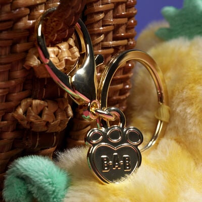 Pineapple Pig Bag Charm