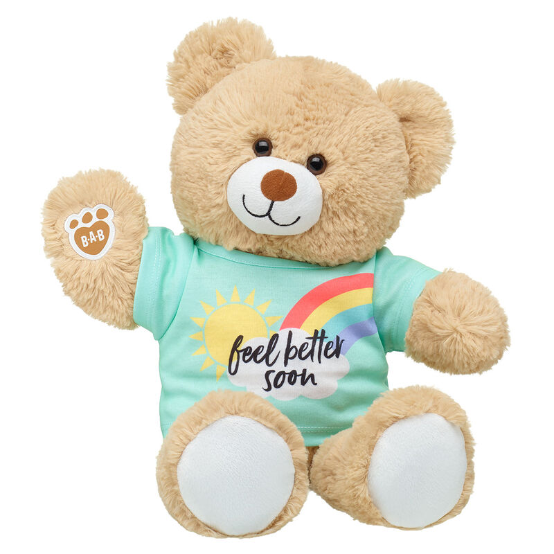 Online Exclusive Cuddly Brown Bear Feel Better Soon Gift Set