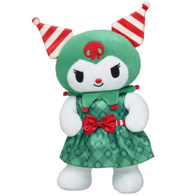 Sanrio® Hello Kitty® and Friends Candy Cane Kuromi™ Plush with Christmas Dress
