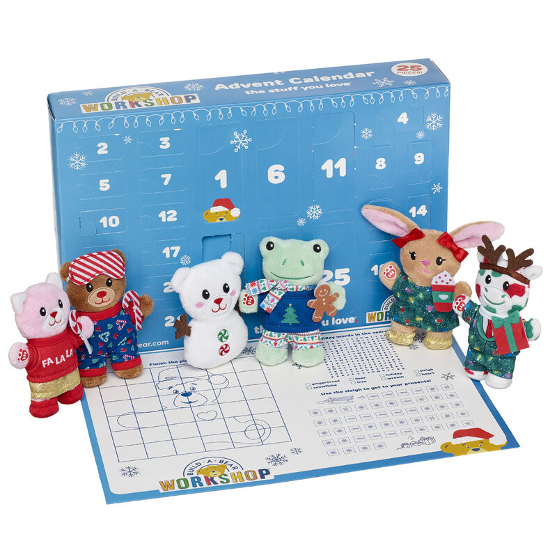 2025 Advent Calendar - 25 Pieces Included - Build-A-Bear Workshop®