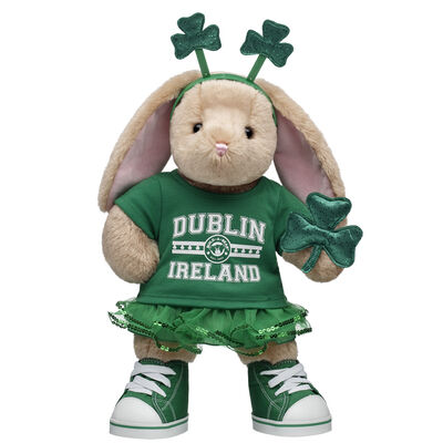 Pawlette&trade; Bunny Plush Dublin Gift Set with Shamrocks