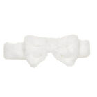 Online Exclusive White Plush Bow Headwrap - Build-A-Bear Workshop&reg;