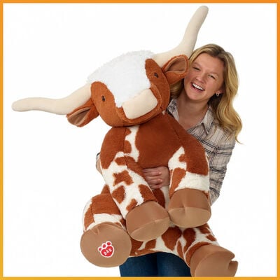 Giant Highland Cow Soft Toy 