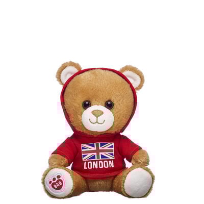 Build-A-Bear Buddies™ Mini Light Brown Teddy Bear with Union Jack T-Shirt