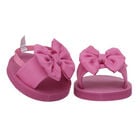 Pink Bow Sandals by Build-A-Bear