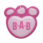 Fuchsia Paw Brush
