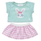 Gingham Bunny Easter Outfit 2 pc. by Build-A-Bear
