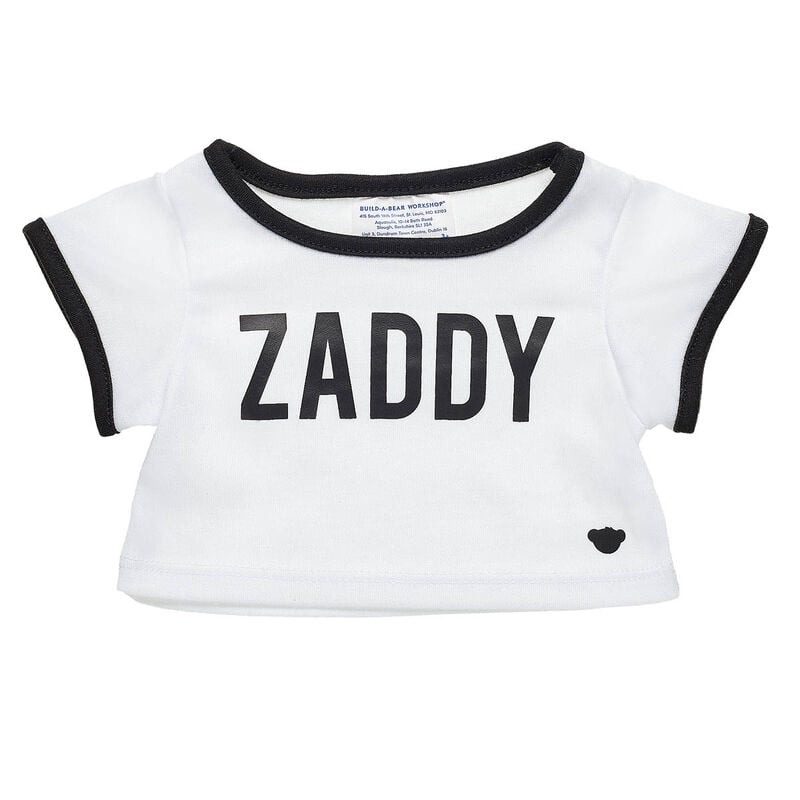 Online Exclusive "Zaddy" T-Shirt for Stuffed Animals - Build-A-Bear Workshop&reg;