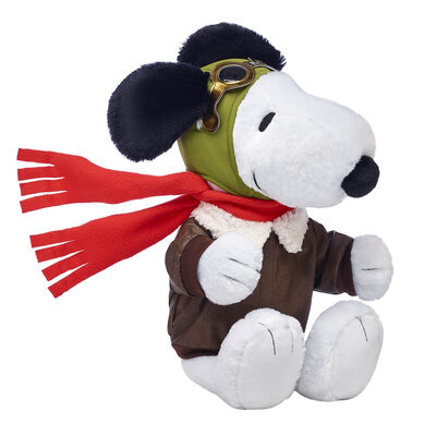 Peanuts® Snoopy Plush with Flappy Ears and Flying Ace Pilot Outfit