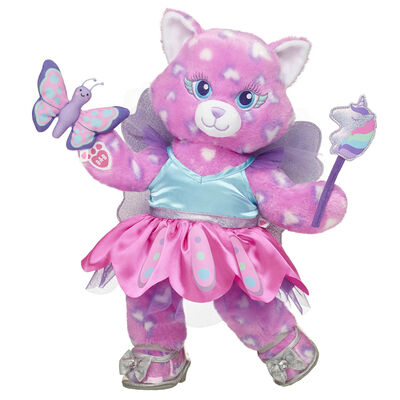 Beary Fairy Cat Soft Toy Unicorn Fairy Gift Set with Butterfly