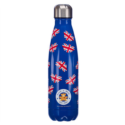 Blue Union Jack Water Bottle