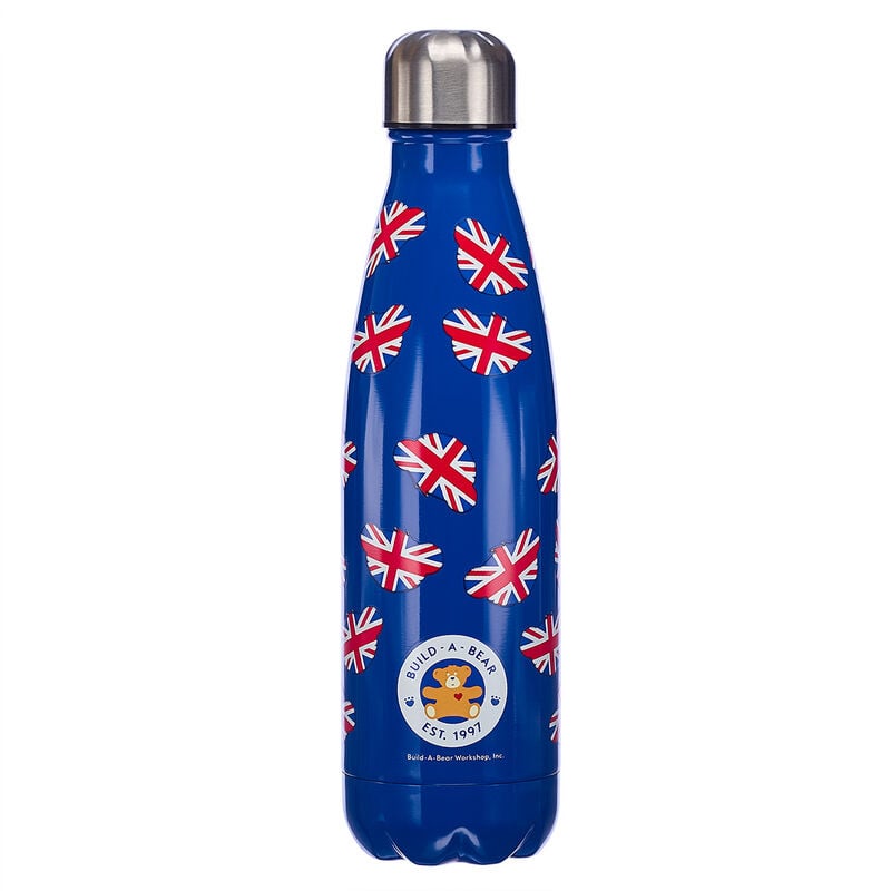 Blue Union Jack Water Bottle
