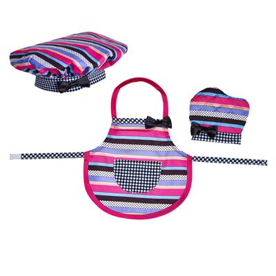 Baking Apron, Hat & Mitt Set 3 pc.