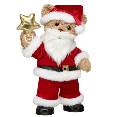 Timeless Teddy Bear Santa Gift Set with Star Wishes Wristie