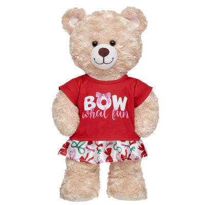 Bow What Fun Skirt and T-Shirt Outfit