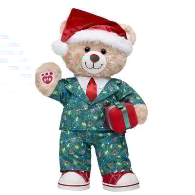 Happy Hugs Teddy Bear Santa Suit Gift Set