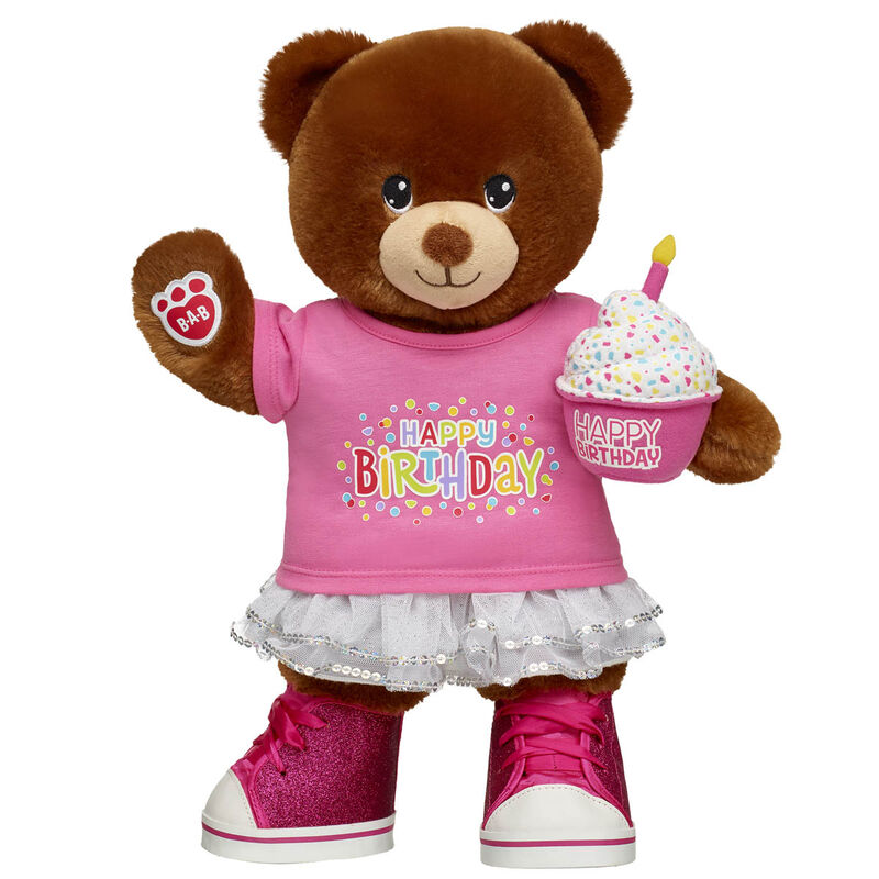 Birthday Teddy Bear Blue Gift Set