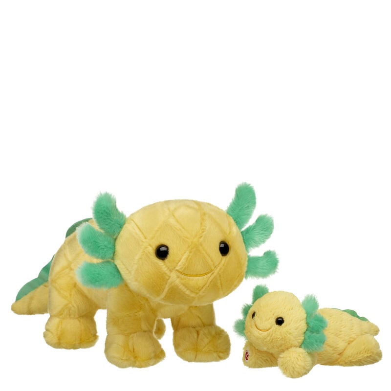 Pineapple Axolotl Stuffed Animal Mini Beans Gift Set - Build-A-Bear Workshop®