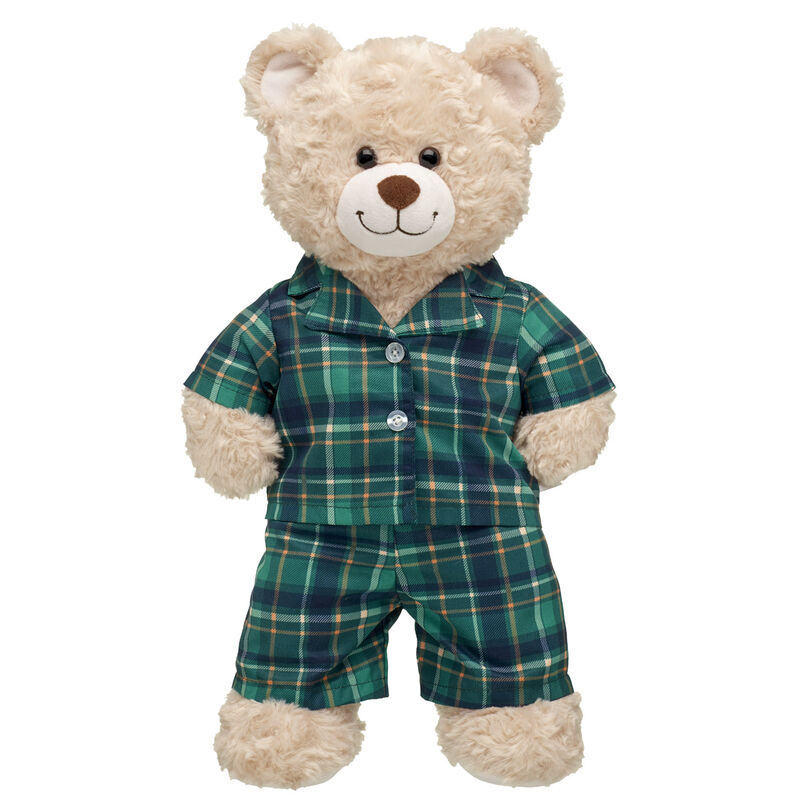 Green Plaid PJ Set for Stuffed Animals - Build-A-Bear Workshop®