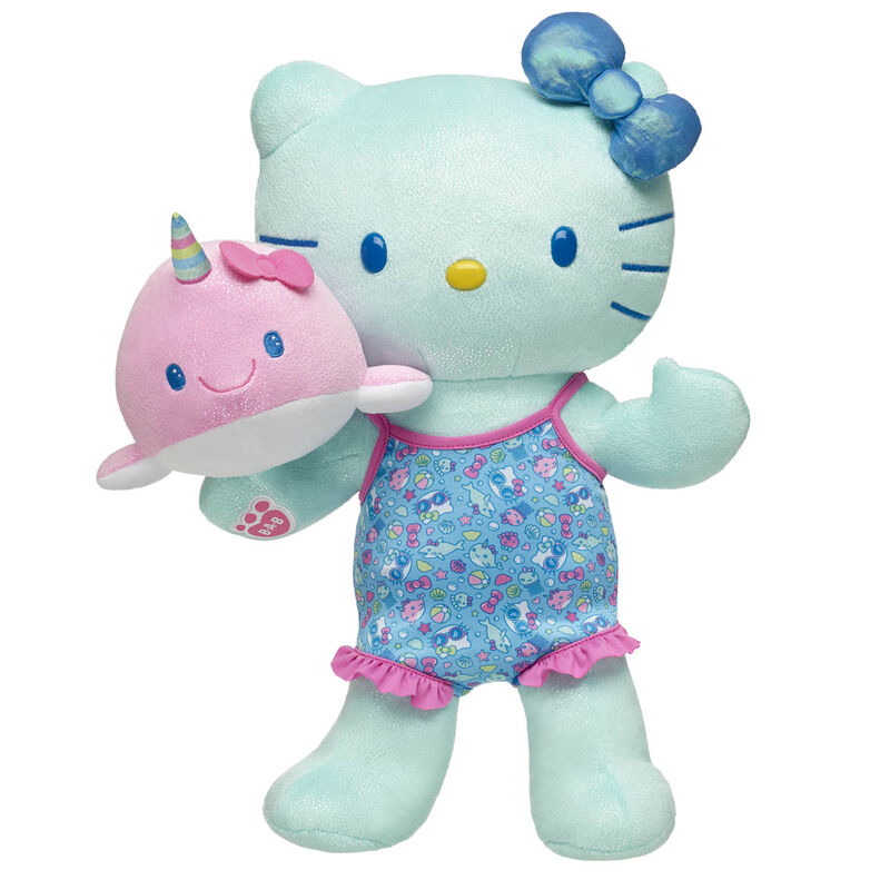 Sanrio® Summer Waves Hello Kitty® Narwhal Plush & Swimsuit Gift Set - Build-A-Bear Workshop®