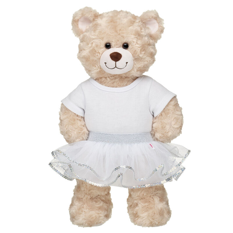 White Sequin Tutu for Stuffed Animals | Build-A-Bear®
