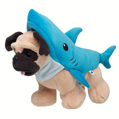 Promise Pets&trade; Pug Soft Toy Shark Costume Gift Set