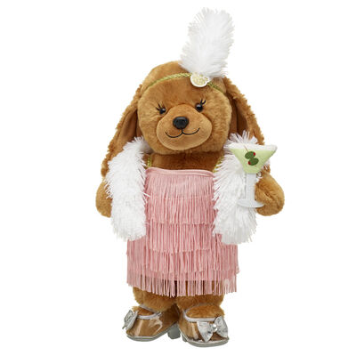 Barkleigh™ Dog Stuffed Animal '20s Flapper Martini Gift Set