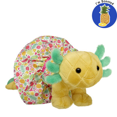 Pineapple Axolotl Soft Toy Fruit Dress Gift Set with Pineapple Scent