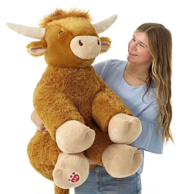 Giant Shaggy Highland Cow Stuffed Animal - Build-A-Bear Workshop&reg;
