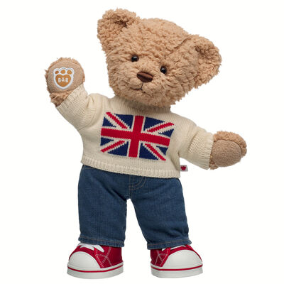 Timeless Teddy Bear Union Jack Jumper Gift Set