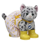 Promise Pets Ocicat Stuffed Animal Yellow Boots Gift Set plush by Build-A-Bear