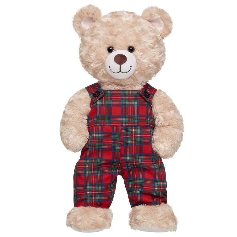Holiday Tartan Overalls | Build-A-Bear