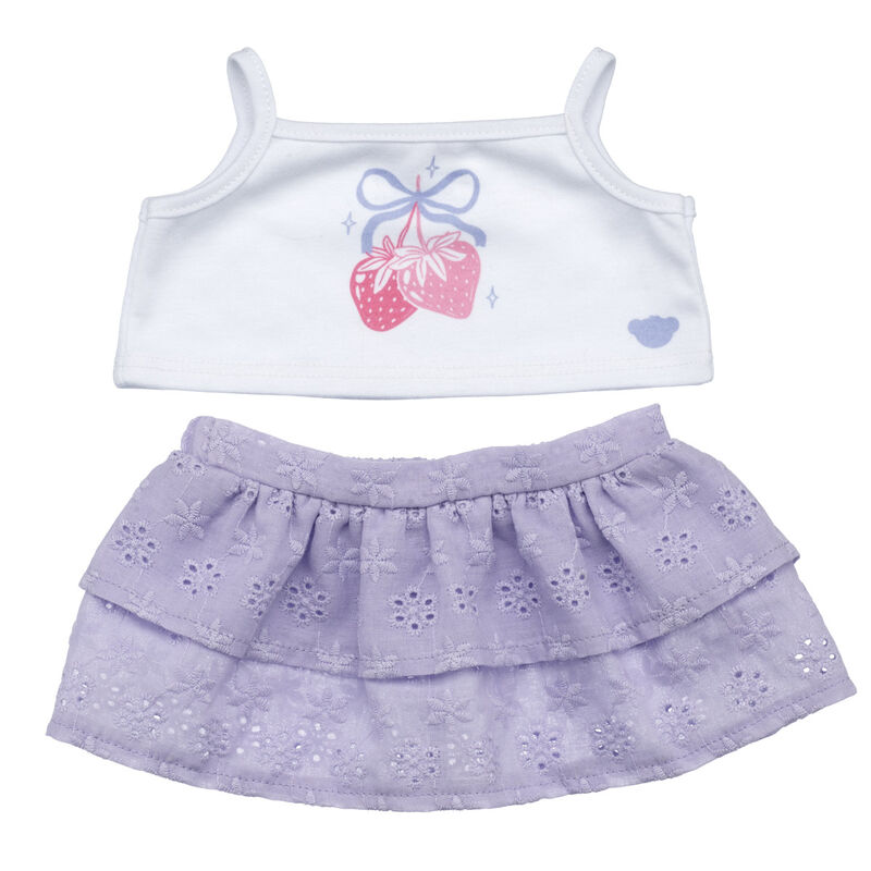Strawberry Tank & Skirt Set by Build-A-Bear