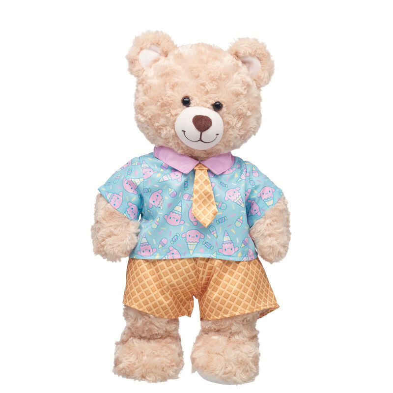 Sanrio Hello Kitty and Friends Bubblegum Ice Cream Cinnamoroll 2 pc. Outfit plush by Build-A-Bear