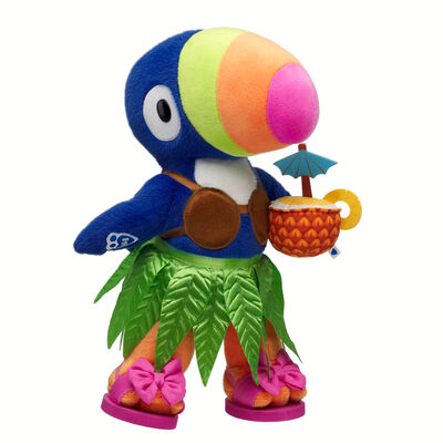 Too Cute Toucan Soft Toy Tropical Hula Gift Set