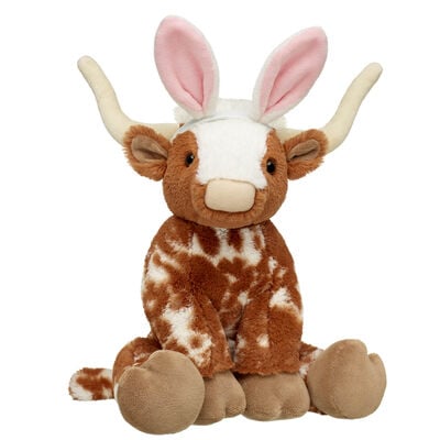 Highland Cow Soft Toy with Bunny Ears