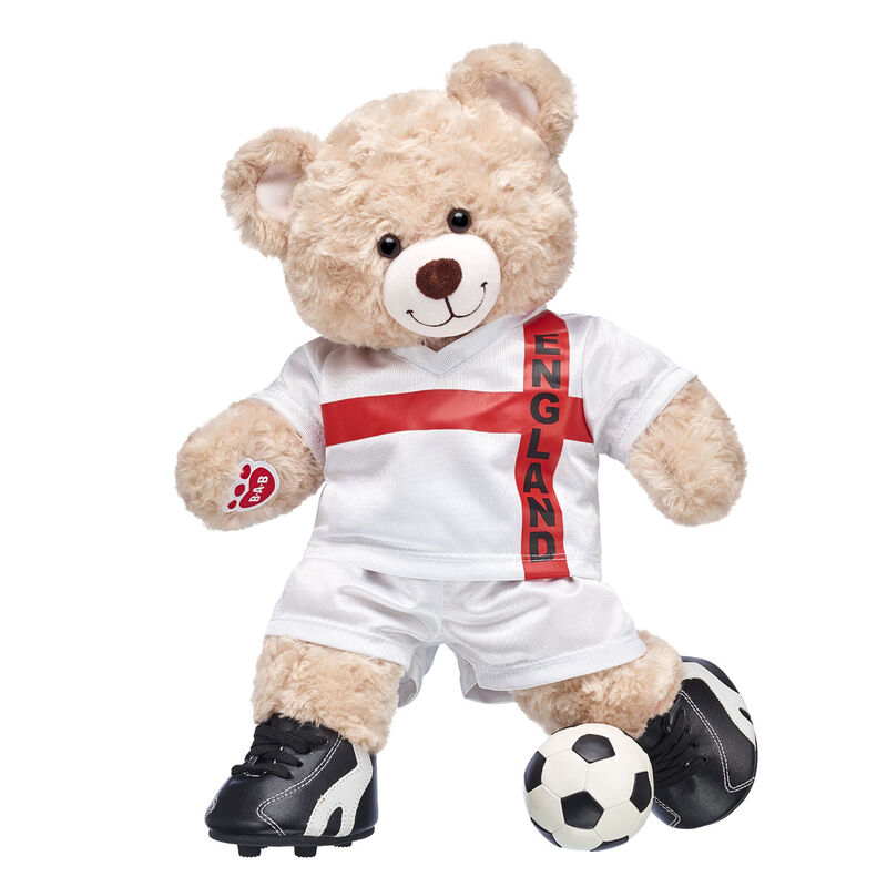 Happy Hugs Teddy England Football Gift Set