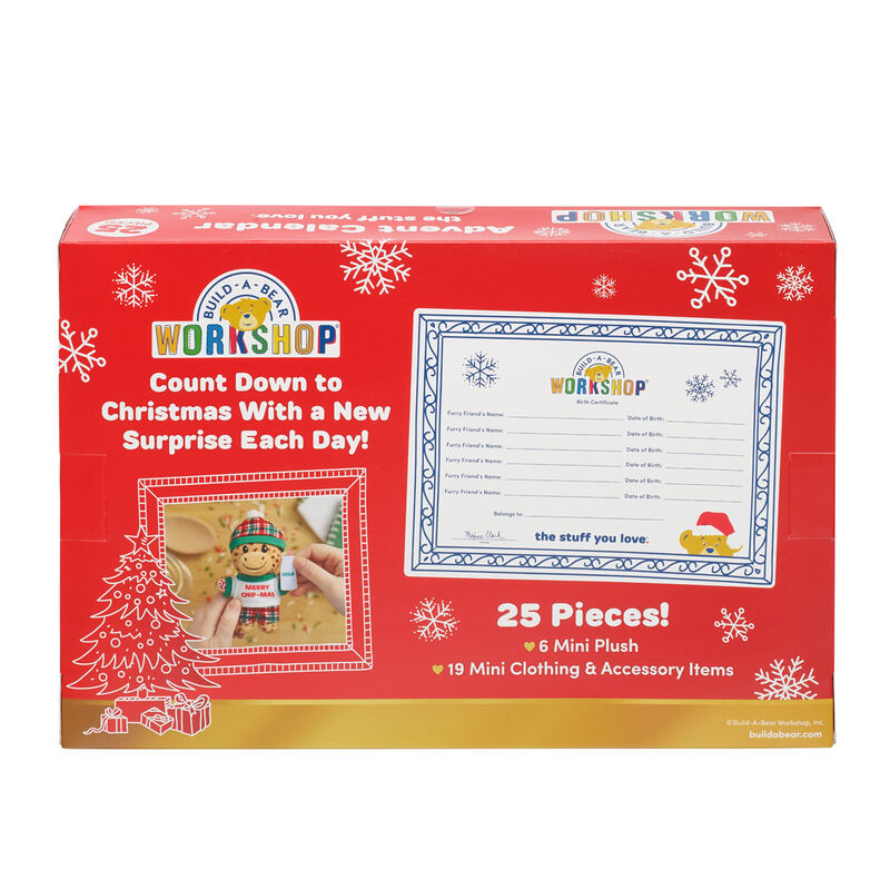 Advent Calendar - Includes 25 Pieces! by Build-A-Bear
