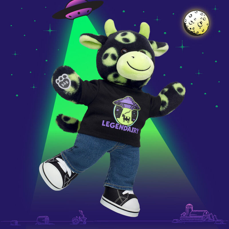 Alien Cow Stuffed Animal plush by Build-A-Bear