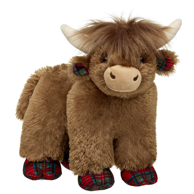 Tartan Highland Cow Soft Toy BuildABear®