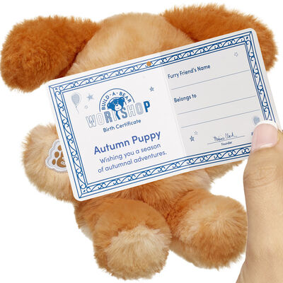 Build-A-Bear Mini Beans® Autumn Puppy Soft Toy