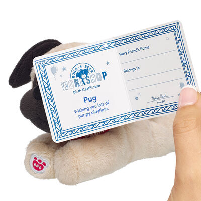 Build-A-Bear Mini Beans&reg; Promise Pets&trade; Pug Soft Toy