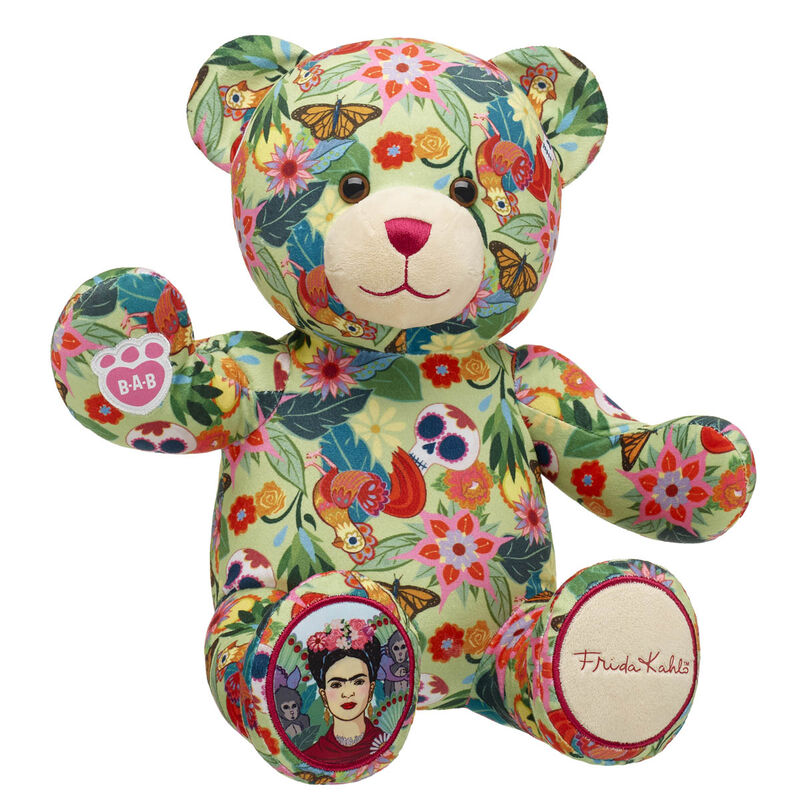 Frida Kahlo Icon Collage Teddy Bear - Build-A-Bear Workshop&reg;
