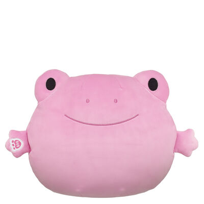 SKOOSHERZ&trade; Spring Pink Frog Soft Toy