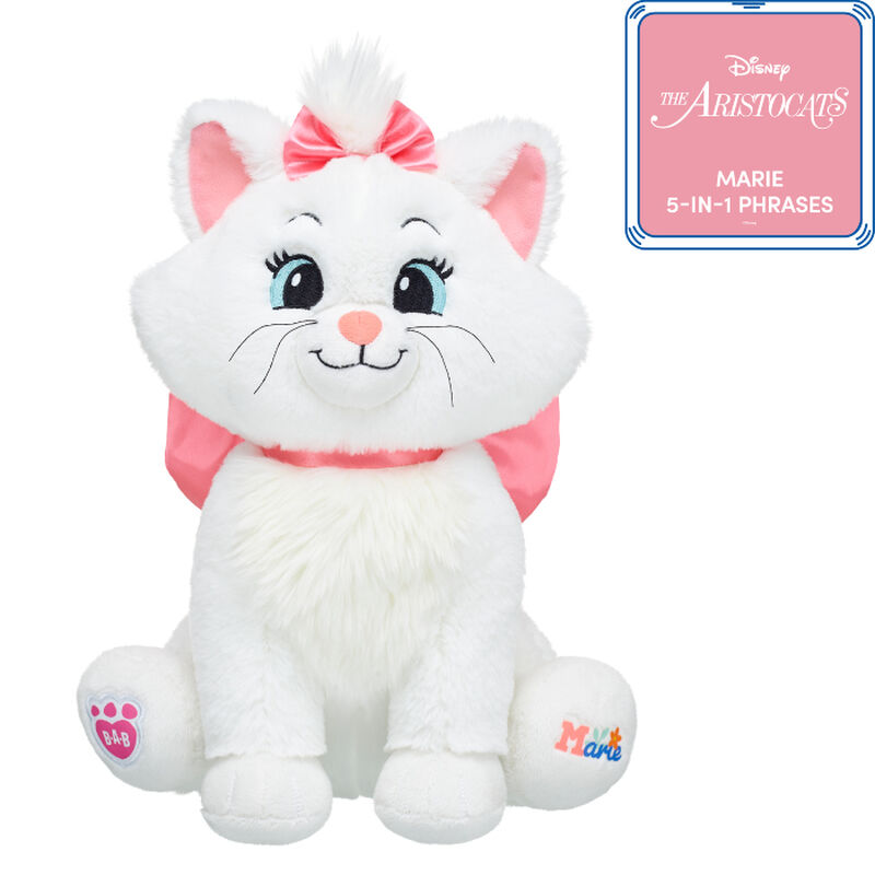 Online Exclusive Disney The Aristocats Marie Plush with Sound by Build-A-Bear