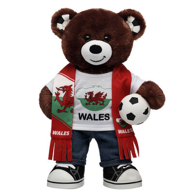 Let's Goal Bear Wales Football Gift Set