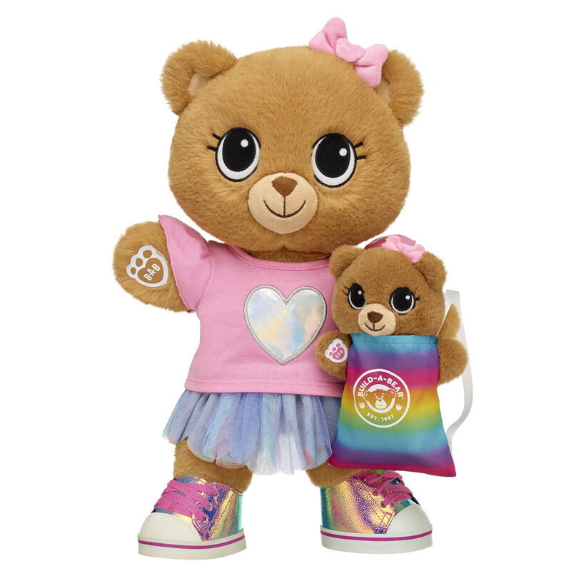 Kabu&trade; Bearnice Plush Teddy Bear Mini Beans&reg; Gift Set with Bear Carrier - Build-A-Bear Workshop&reg;