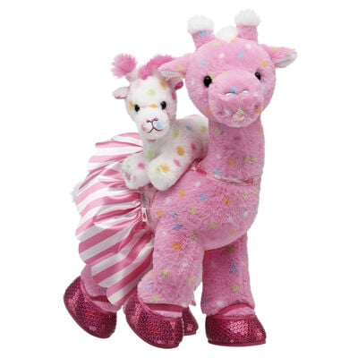 Pink Frosted Animal Cookie Giraffe Soft Toy Gift Set