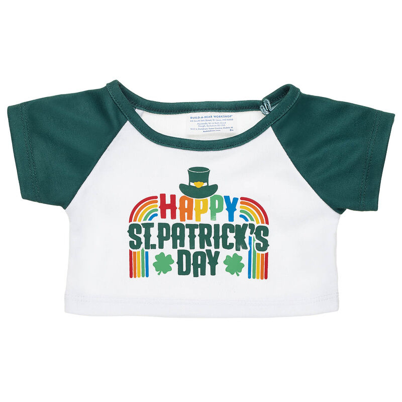 Online Exclusive Happy St. Patrick's Day T-Shirt for Stuffed Animals - Build-A-Bear Workshop&reg;