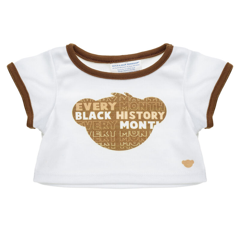 "Black History Every Month" T-Shirt for Stuffed Animals - Build-A-Bear Workshop®